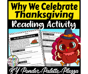 Why we celebrate Thanksgiving - Reading Passage