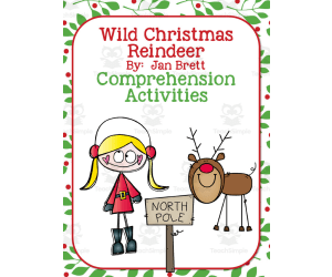 Wild Christmas Reindeer by Jan Brett | Reading Comprehension Activities