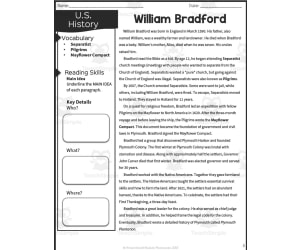William Bradford Reading Packet