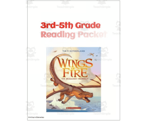 Wings of Fire Reading Packet