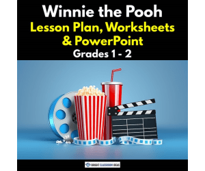 Winnie the Pooh Lesson Plan, Worksheets & PowerPoint | Grades 1 - 2