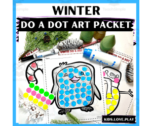 Winter Do A Dot Art Packet