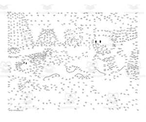 Winter Extreme Difficulty Dot-to-Dot PDF