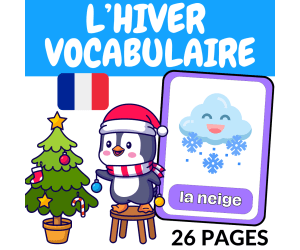 Winter Flashcards in French