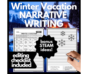 Winter Vacation Writing Challenge | Growth Mindset & Seasonal Fun!
