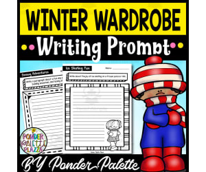 Winter Wardrobe Writing Prompt - Winter Writing Activity
