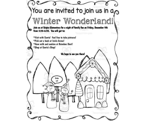 Winter Wonderland Invitation Set