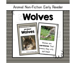 Wolves Early Reader Nonfiction Book