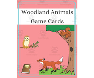 Woodland Animals Game Cards