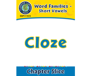 Word Families - Short Vowels: Cloze