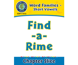 Word Families - Short Vowels: Find-a-Rime
