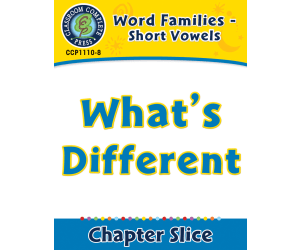Word Families - Short Vowels: What's Different