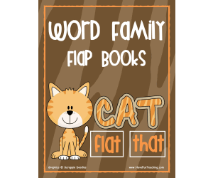 Word Family Flap Books Activity