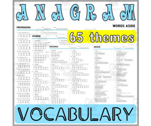 Word Games with Puzzles Anagrams Themes