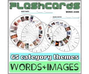Word Games with Puzzles Flash Card Themes