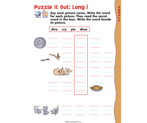 Word Parts, Consonants, and Vowels Printable Workbook
