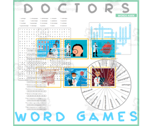 Word Puzzle Games | Copy Crossword Wordsearch Anagram | DOCTORS
