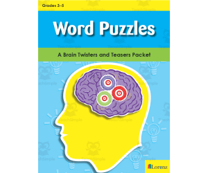 Word Puzzles: A Brain Twisters and Teasers Packet