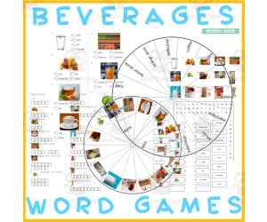 Word Puzzles Crossword Wordsearch Anagram DRINKS