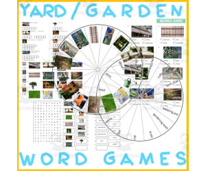 Word Puzzles Crossword Wordsearch Anagram GARDEN YARD