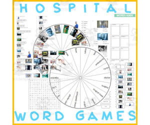 Word Puzzles Crossword Wordsearch Anagram HOSPITAL