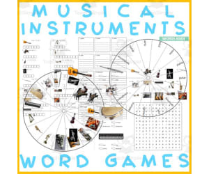 Word Puzzles Crossword Wordsearch Anagram MUSIC