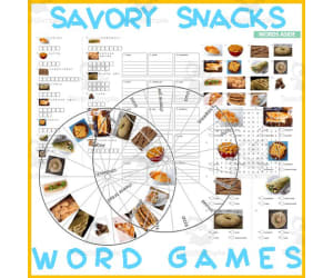 Word Puzzles Crossword Wordsearch Anagram SNACKS