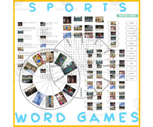 Word Puzzles Crossword Wordsearch Anagram SPORTS
