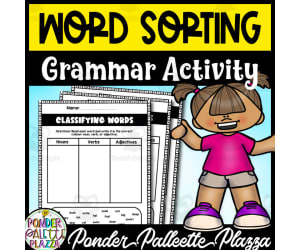 Word Sorting - Sort Nouns, Verbs & Adjectives | Fun Grammar Practice