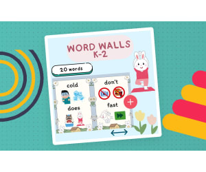 Word Wall Sight Words for Grades K–2
