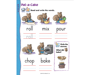 Words and  Other Skills Set 2 Printable Workbook