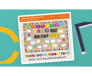 Staff Shout Out Bulletin Board – Taco Appreciation Set