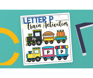 Worksheets and Centers: Letter P Trains