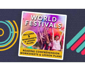 World Festivals Reading Comprehension Bundle w/ Full Lesson Plans