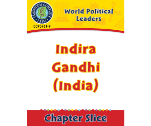 World Political Leaders: Indira Gandhi (India) Gr. 5-8