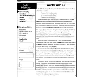 World War II Reading Packet
