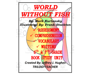 World Without Fish Novel Study Unit