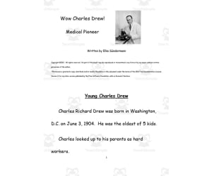 Wow! Charles Drew! Medical Pioneer | History eBook