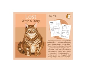 Write A Story Called 'Lost' (7-11 years)