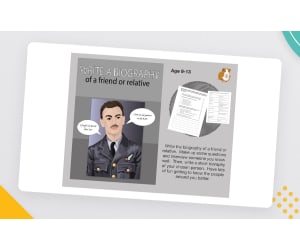 Write The Biography Of A Friend Or Relative (9-13 years)