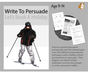 Write To Persuade: Let's Book Up A Holiday (9-14 years)