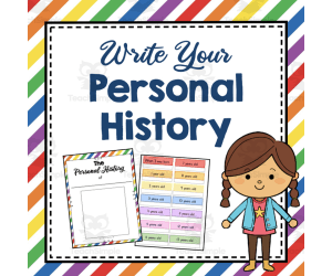 Write Your Personal History | Personal Narrative | Writing Project