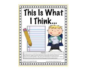 Writing About the Topic Activity