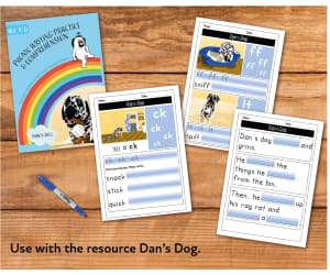 Writing And Comprehension Practice: Dan’s Dog (4-8 years)