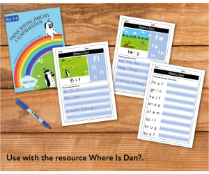 Writing And Comprehension Practice: Where Is Dan (4-8 years)