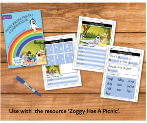 Writing And Comprehension Practice: Zoggy Has A Picnic (4-8 years)