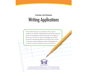 Writing Applications Printable Workbook