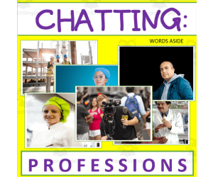 Writing Prompt + Discussion Flashcards: Professions Pack