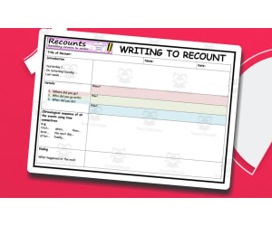 Writing to Recount Template