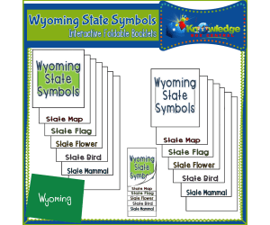 Wyoming State Symbols Interactive Foldable Booklets – EBOOK